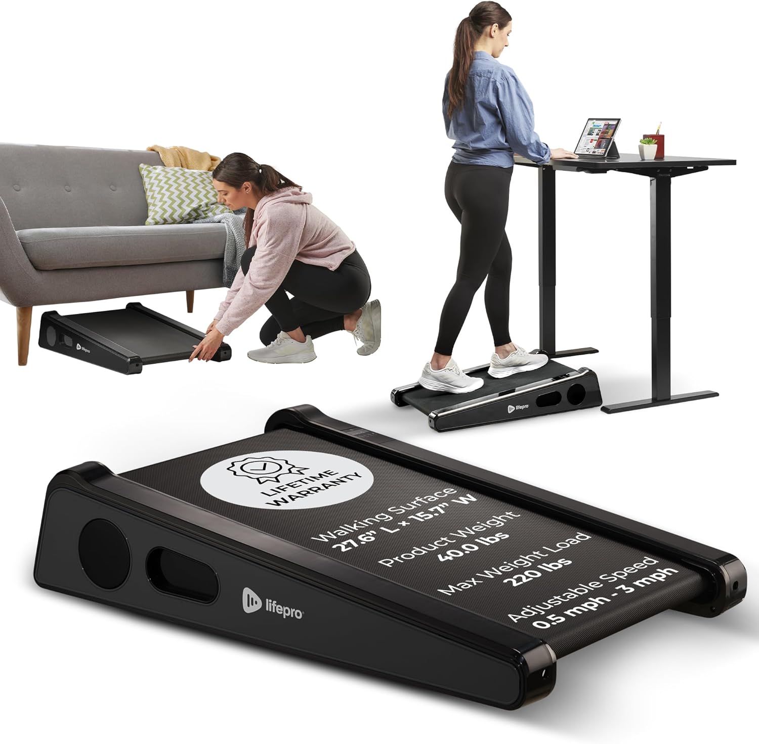 LifePro PacerMini Under-Desk Treadmill