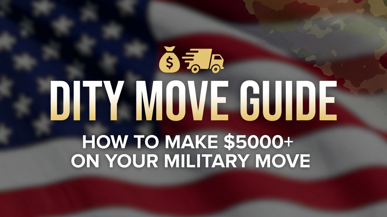 Ultimate DITY Move Guide: Earn $5000+ On Your Military PCS